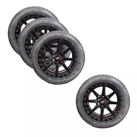 Kesärenkaat 25" Alumiinivanteilla 16" - Mönkijän rengassarjat vanteilla - 187740 - 1