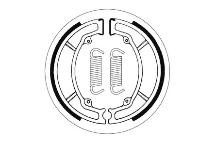 Sbs jarrukengät 2034 - Jarrupalat - 680 - 1