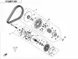 CVT DRIVE PULLEY ASSY - CFMoto OEM alkuperäisvaraosat - 100000003300 - 1