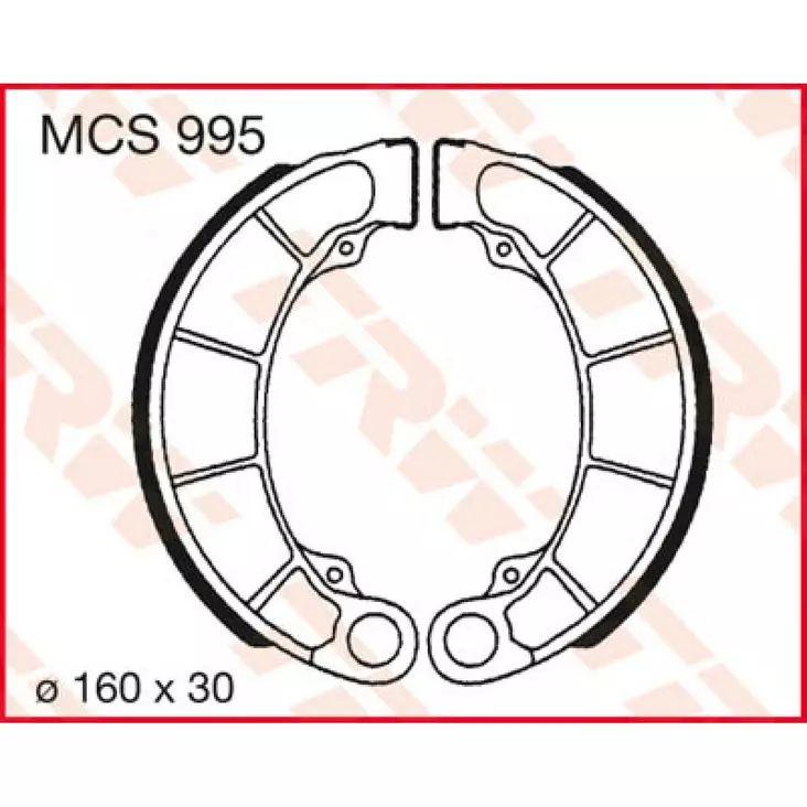BRAKE SHOES STANDARD - Jarrupalat - 899130 - 1