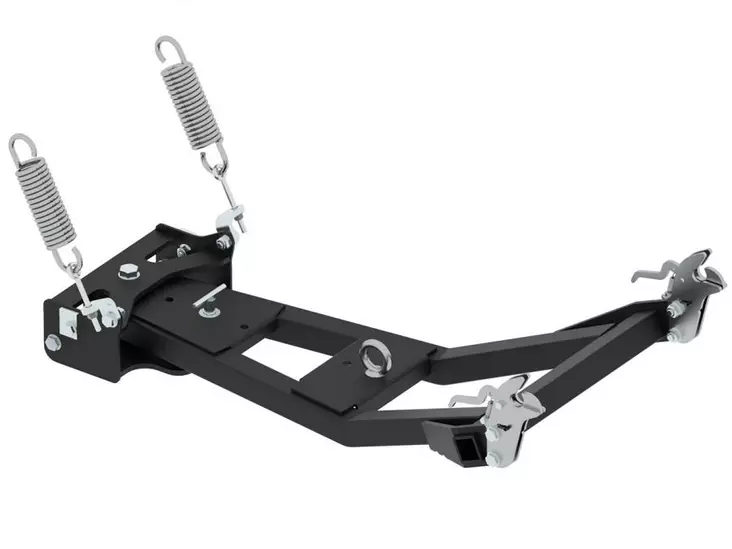 Etukiinnitteinen työvälinerunko teloille: ( normaali kiinnitys ) - Työvälinerungot mönkijän puskulevyihin - 20.8100 - 1