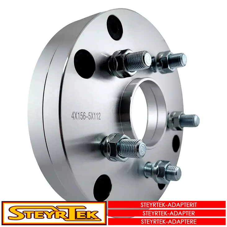 Jaonmuutosspacerit 4x156->5x112 38mm - Mönkijän spacerit / Levityspalat - 175370 - 1