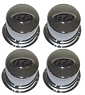 Kapselisrj delta kromattu 4/110, 4/115 4kpl - Keskikupit mönkijän vanteisiin - 50050 - 1