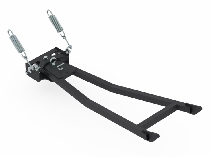 Keskikiinniteinen työvälinerunko - Työvälinerungot mönkijän puskulevyihin - 04.200 - 1