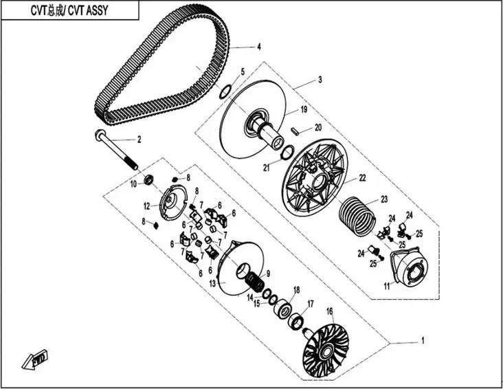 NYLON PROTECTOR, WEIGHT ROLLER - CFMoto OEM alkuperäisvaraosat - 100000002650 - 1