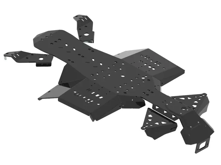 Pohjapanssarisarja (muovi): CanAm G2 Outlander MAX: 450 / 500 / 570: Outlander L MAX - Mönkijän pohjapanssarit - 1000000060 - 1