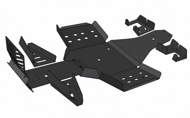 Polaris 800 spotsman iron baltic pohjapanssari - Mönkijän pohjapanssarit - 1020 - 1