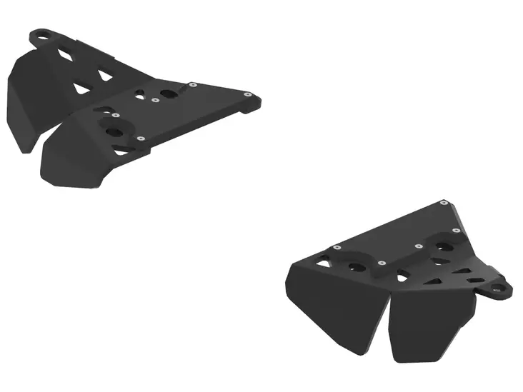 Pl. HDPE front A-arm guards (pair) - Mönkijän tukivarsiensuojat - 147051 - 1