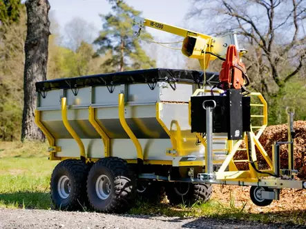 Pressukate tukkikärryn lavalle: IB 1200 - Mönkijän peräkärryjen lisävarusteet - 173022 - 1