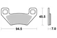 Jarrupalat sintered atv 822ats - Jarrupalat - 652 - 1