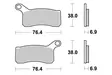 Jarrupalat sintered offroad 866si - Jarrupalat - 662 - 1