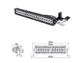 Led-Bar kaukovalopaneeli 120W 2-Rivinen 21,5” - LED Lisävalot - 1000013692 - 1
