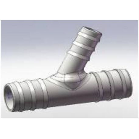 DFK Lämmitysputken Y-liitin - Mönkijän katteet - 210242 - 1
