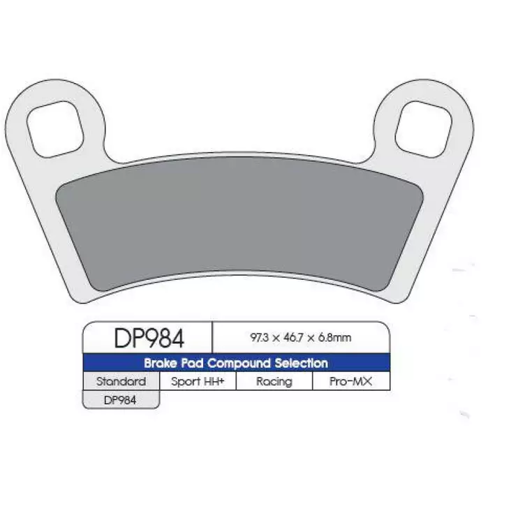 Jarrupalat sintteri DP984 - Jarrupalat - 874102 - 2