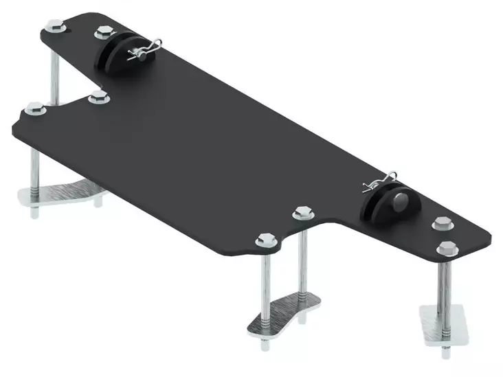 Keskiasennussarja: Polaris Ranger - Mönkijä puskulevyn asennussarjat - 159101012 - 1