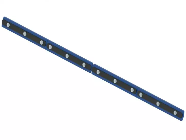 Kulutusterä kumi 1500 mm V-Auraa - Mönkijän puskulevyjen varaosat - 1695752 - 1