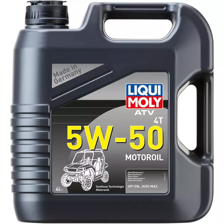 Liqui Moly ATV 5W-50 4 Litraa - Moottoriöljyt - 146912 - 1
