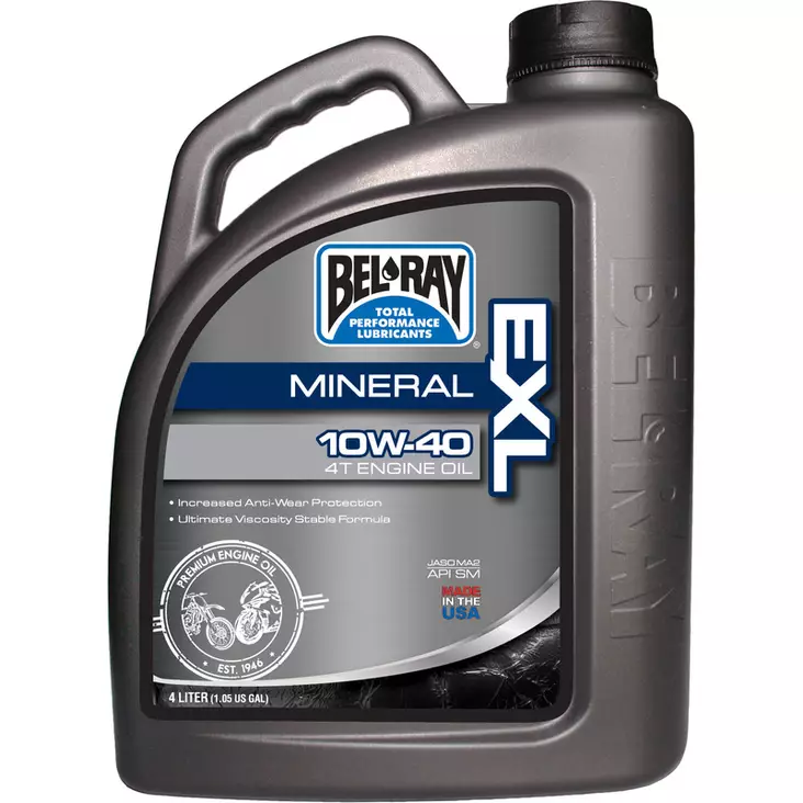 Bel-Ray EXL 20W-50 Mineral - Moottoriöljyt - 157703 - 1
