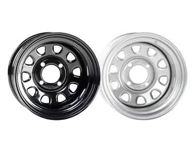 Itp delta, black 12x7 4/137 4+3 - Mönkijän vanteet 12" - 50014 - 1