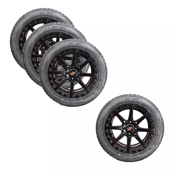 Nastarenkaat 25" Alumiinivanteilla 16" - Mönkijän rengassarjat vanteilla - 175744 - 1