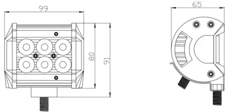 Led Kaukovalopaneeli18W Combo - LED Lisävalot - 197875 - 2