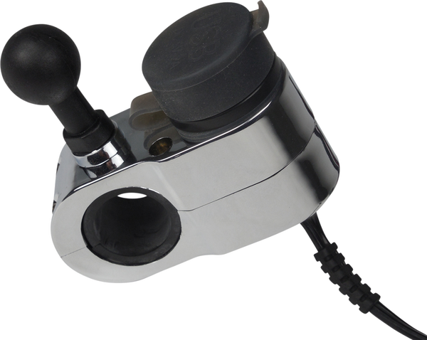 Dual USB laturi tankoon - Puhelin ja gps kiinnikkeet - 15800005 - 1