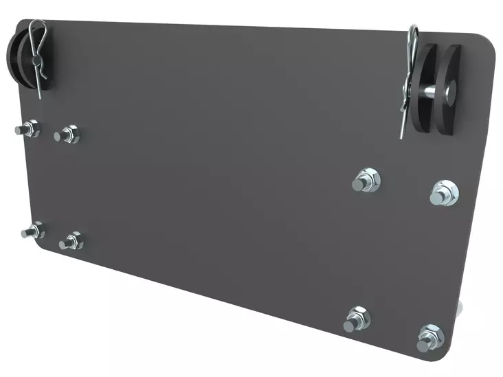 Keskiasennussarja: HiSun 700 UTV - Mönkijä puskulevyn asennussarjat - 1000000135 - 1