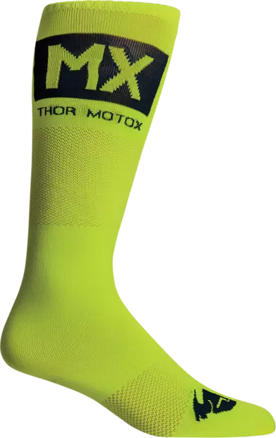 THOR hengittävät sukat Neon keltainen - Suojavarusteet maastoautoilla ja mönkijöillä ajamiseen - 9-9-167706 - 1