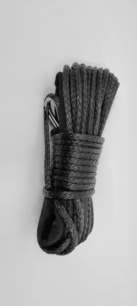 Vinssiköysi 6mm 15m musta-harmaa - Mönkijän vinssiköydet ja vinssivaijerit - 137626 - 1