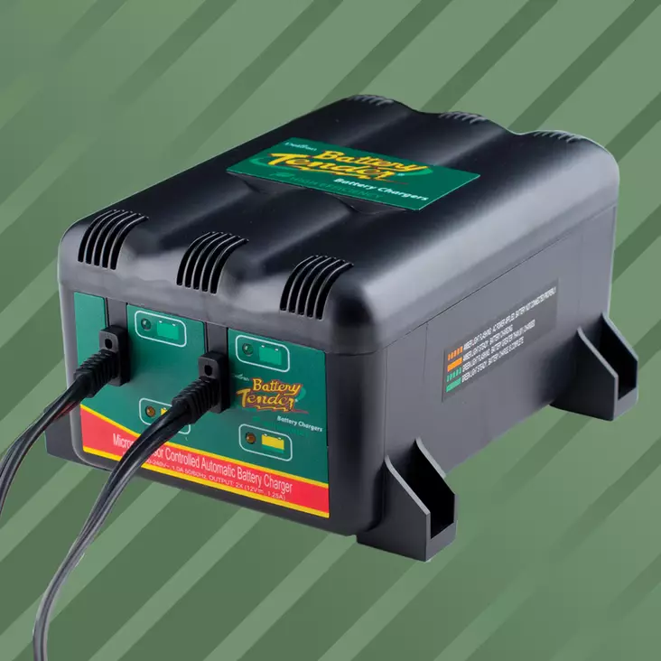 Battery Tender latausasema 12V 1.25A 2:lle akulle - Akkulaturit - 135826 - 1