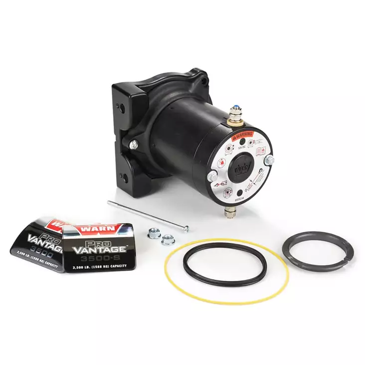 Moottori 12v dc, warn pv3500 - Warn vinssien varaosat - 2546 - 2