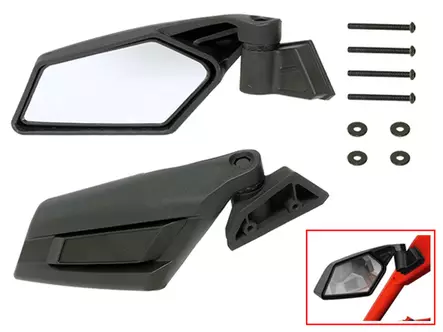 Bronco UTV peilipari (Ruuvikiinnitys) - UTV Peilit - 138217 - 1