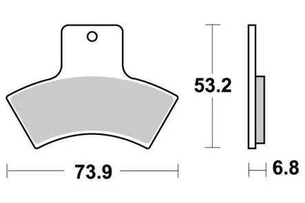 Jarrupalat sintered atv 755ats - Jarrupalat - 637 - 1