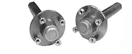 Peräkärryn napa 35x200, pyöreä - Mönkijän peräkärryjen lisävarusteet - 1177 - 1