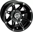 387X 14" Vannesarja 4x110 Musta - Mönkijän vannesarjat 14" - V387X14110B7 - 1