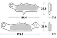 Jarrupalat sintered offroad 798si - Jarrupalat - 647 - 1