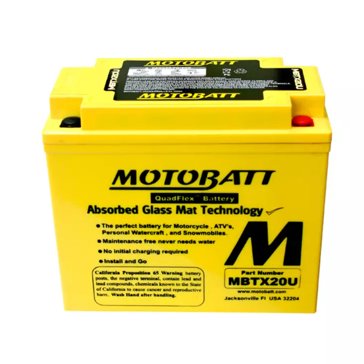 Motobatt akku mbtx20u Keltainen - Mönkijän akut - 199007 - 1