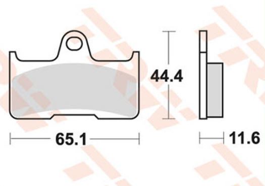 Jarrupalat Taakse CFMOTO / GOES - Jarrupalat - 173088 - 1