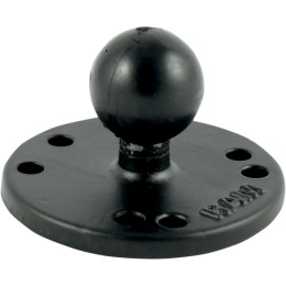 BALL W/ADAPTER AMPS HOLE - Puhelin ja gps kiinnikkeet - 873648 - 1