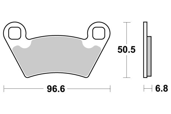 Jarrupalat sintered atv 800ats - Jarrupalat - 648 - 1