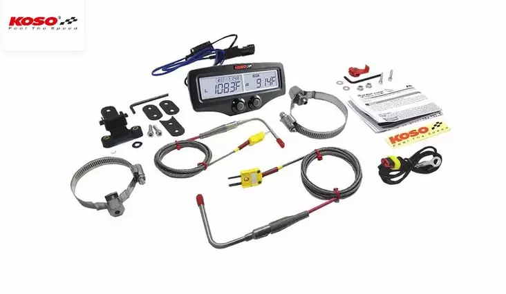 Pakokaasun Lämpömittari Dual - Mönkijän mittaristot - 158468 - 3