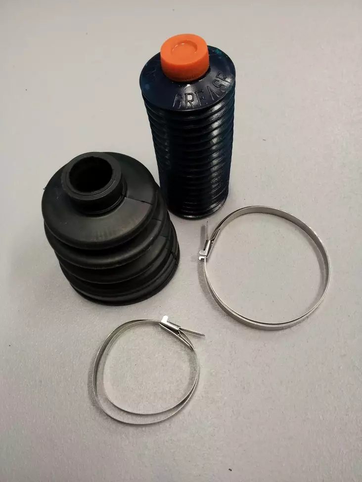 Vetonivelen suojakumisarja ulkohalkaisija 56,8mm, pituus 85,5mm - Mönkijän vetonivelen suojakumit - 1898 - 1