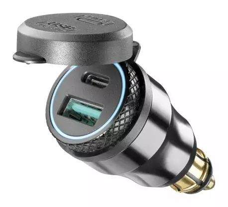 Interphone Din Adapter - 2 Usb - Puhelin ja gps kiinnikkeet - 22233829 - 1