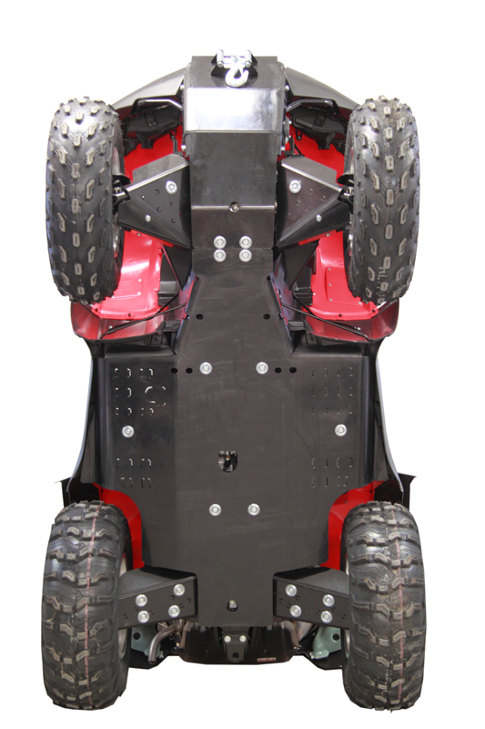Pohjapanssarisarja (muovi): Honda TRX 650 / 680: (-2014) - Mönkijän pohjapanssarit - 1000000009 - 1