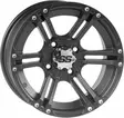 SS212 14" Vannesarja 4x110 Musta - Mönkijän vannesarjat 14" - V21214110B - 1